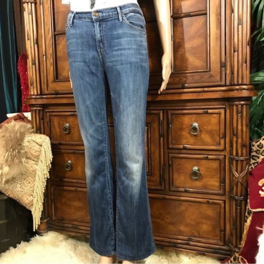 Mother THE OUTSIDER Cotton Lyocell Blend Stretch Jean